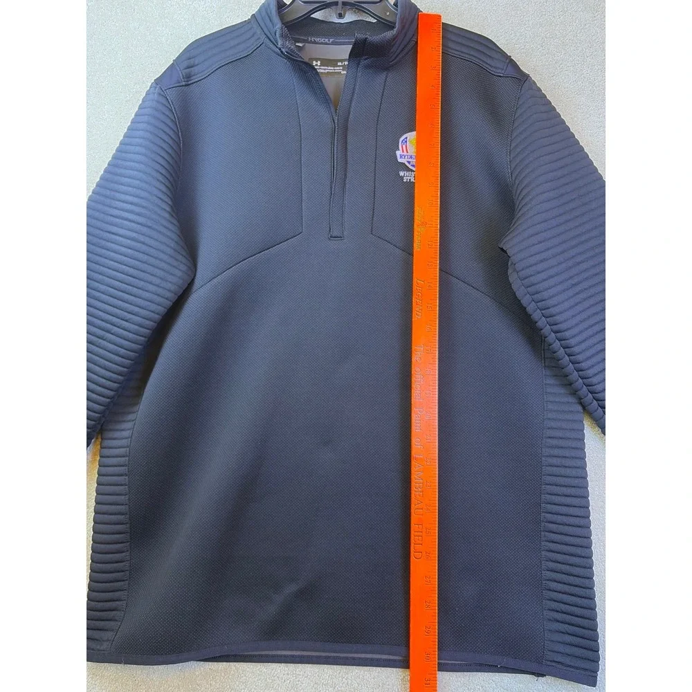 Under Armour Golf Pullover Men XL Black Ryder Cup Whistling Straits ColdGear